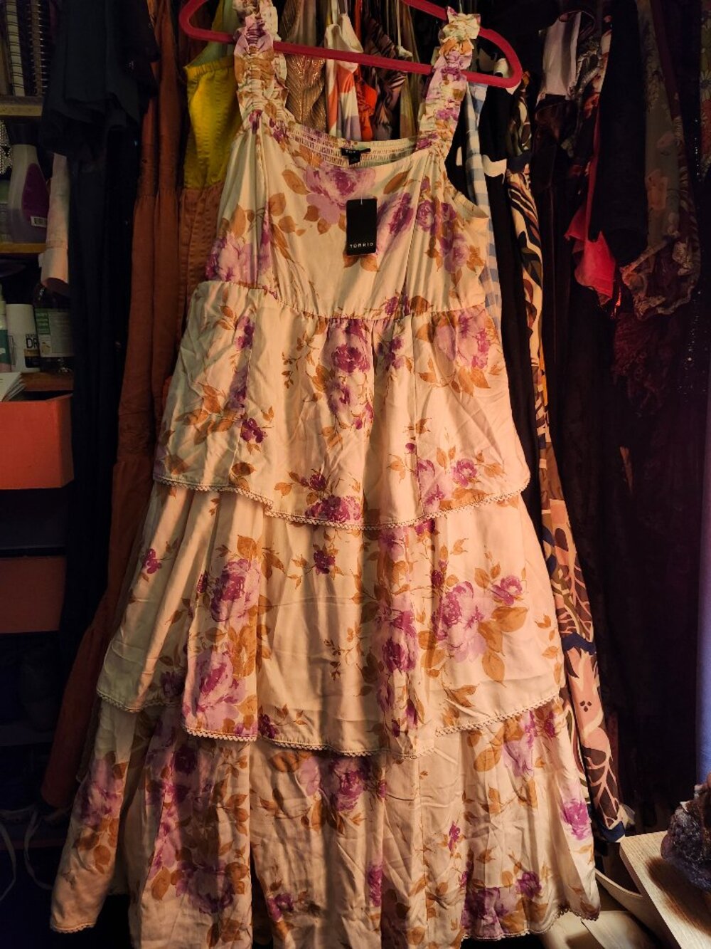 TORRID Tiered Floral Dress - Picture 2 of 4